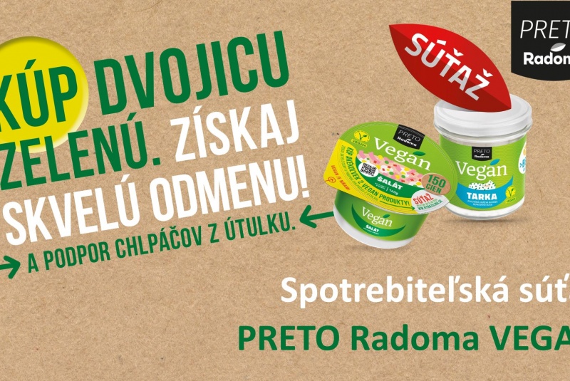 Súťaže / Súťaž PRETO Radoma VEGAN - foto