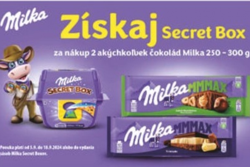 Iné akcie a podporné aktivity / Získaj Milka Secret Box zadarmo. - foto