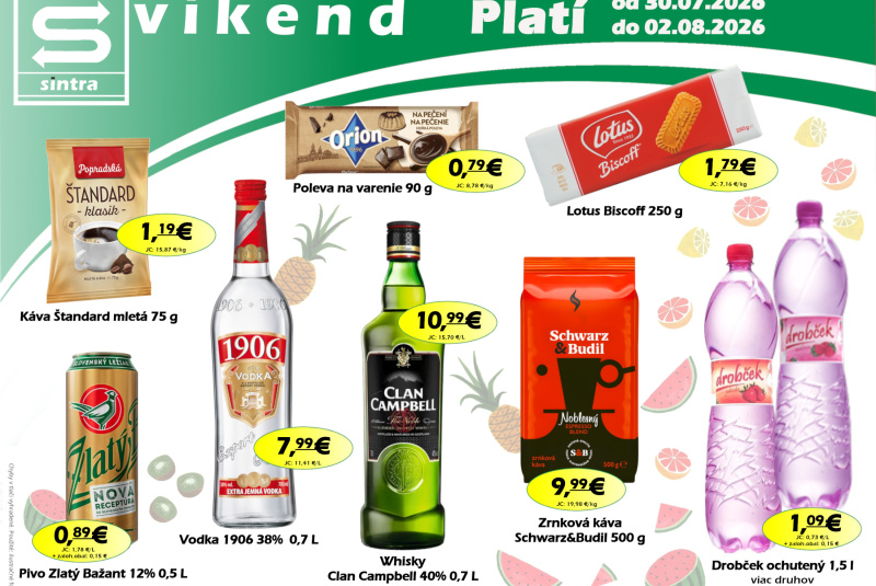 Víkendové ceny / Naša ponuka na víkend - foto