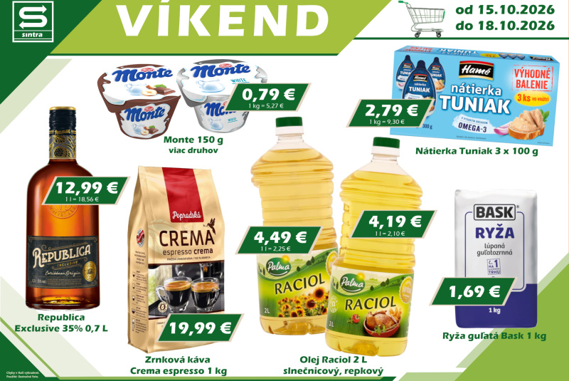 Víkendové ceny / Naša ponuka na víkend. - foto