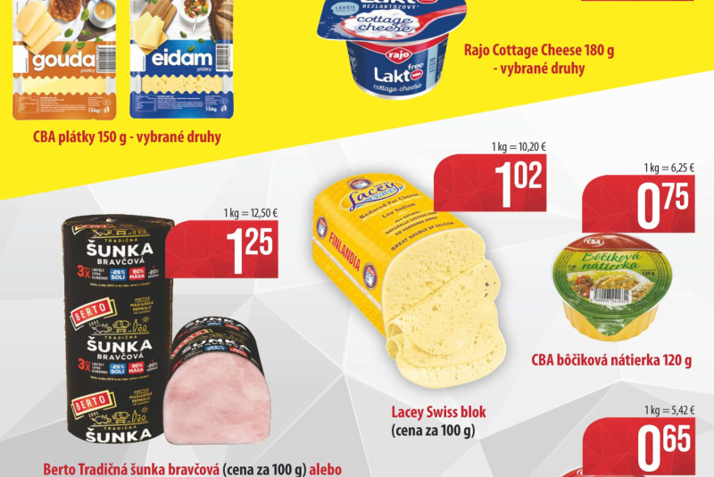 Víkendové ceny / Naša ponuka na víkend CBA. - foto