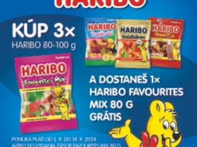 Haribo ako darček.