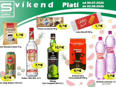 Naša ponuka na víkend