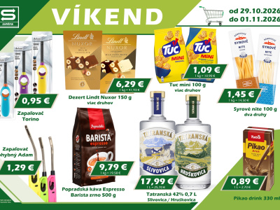 Naša ponuka na víkend.